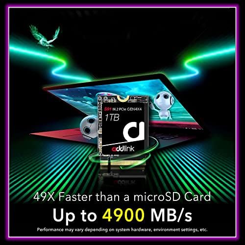 Unleash Gaming Excellence with Addlink S70 Lite 1 TB SSD – Blazing 3200 MB/s Speeds, M.2 2280 PCIe 3.0 NVMe Storage for Gamers & Creators, Built-In 3 D NAND Technology for Unmatched Reliability and Performance Boost