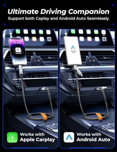 SHEZI 4-in-1 USB C Charging Cable | 240 W Fast Charging Solution for i Phone 16/15 & More | 5 FT Durable Flat Silicone Cord with Lightning, USB-C, USB-A Connectors | Versatile Multi-Device Charger for Home, Office & Travel | Enhanced Compatibility & Speed