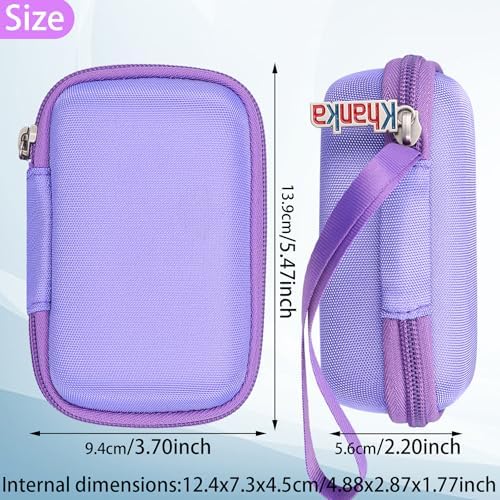 Khanka Durable Hard Case for Anker 3-in-1 USB C Power Bank, 10,000 m Ah Charger Block – Stylish Purple Protection for Portable Charging On-the-Go, Lightweight and Shockproof Accessory for Maximum Durability and Enhanced Safety