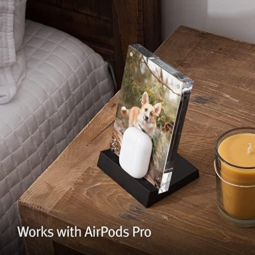 Twelve South Power Pic: Chic Picture Frame Stand & 10 W Qi Wireless Charger for i Phone & Smartphones – Fast, Stylish Charging Solution for Home & Office Decor