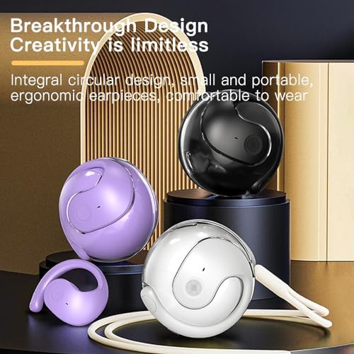 Ows Air Conduction Bluetooth 5.4 Earphones – Stylish Khaki Waterproof Sports Headphones with Innovative Noise-Reducing Touch Controls for Enhanced Audio Experience, IPX5 Durability Ideal for Active Lifestyles, Perfect for Running and Cycling Adventures