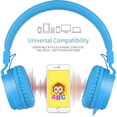 Gorsun Pink Adjustable Kids Headphones – Lightweight Stereo Earphones for Toddlers, Customizable Fit for Growing Ears, Durable Design for Learning & Play, Ideal for All Devices, Protect Hearing with Volume Limiting Features