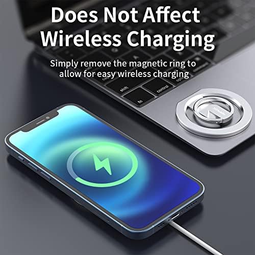 Magnetic 2-in-1 Phone Grip & Kickstand – Rapid X Snapo for i Phone 12-15 Series – Lightweight Aluminum Holder with 360° Flexibility and Enhanced Compatibility – Perfect for Hands-Free Viewing in Multiple Colors