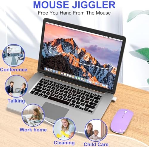 Sleek Silver Bluetooth Wireless Mouse for Mac Book Air & Pro – Ergonomic, Rechargeable, and Silent Tri-Mode Connectivity (2.4 G USB-C/USB-A, Bluetooth 5.2/3.0) for Ultimate Productivity on the Go
