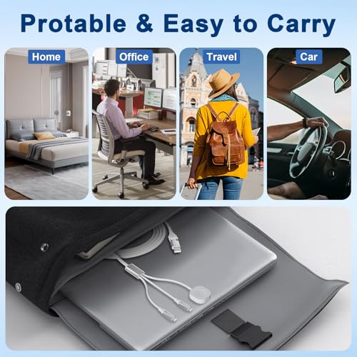 Effortless Charging with 6 FT 3-in-2 Multi-Device Lightning Cable: Dual Fast Charge Solution for i Phone & Apple Watch – Lightweight, Durable, and Travel-Ready for i Watch Ultra 2 & SE 2 – Ultimate Compatibility for i Phone 14/13/12/11