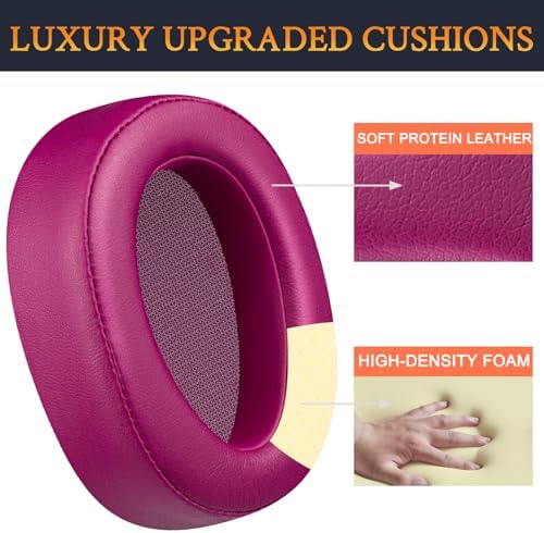 Premium SOULWIT Replacement Earpads for Sony WH-H900 N & MDR 100 ABN – Noise Isolation Foam Cushions in Vibrant Green for Enhanced Audio Experience and Comfort – Perfect Fit Over-Ear Headphone Accessories with Quick Installation for Long Listening Sessions