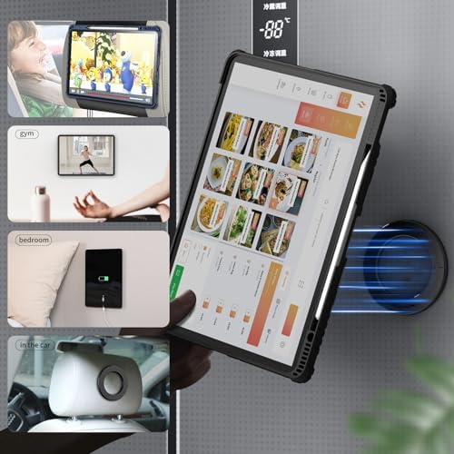 Nillkin Magnetic Wall Holder Stand for i Pad – Dual-Purpose Protective Case & Secure Mount for i Pad Pro 11, Air 5/4/3, & Pro 12.9 – Effortless Installation, Sleek Design & Enhanced Stability for Home and Office Use – 2 Piece Set for Versatile Display Solutions