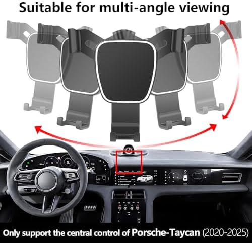 Premium Porsche Taycan 2020-2025 Car Phone Holder – Stylish Mobile Device Mount for Seamless Navigation and Enhanced Driving Safety – Effortless Installation, Adjustable Angles, and Universal Smartphone Compatibility – Essential Auto Accessory for Modern Drivers