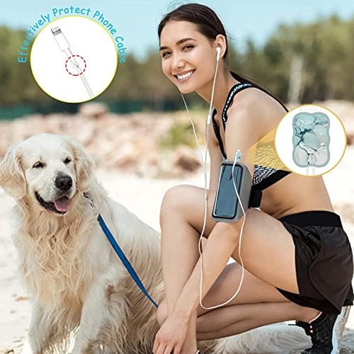 Chic Kawaii Marble Pattern Cable Protector for i Phone Charger – Stylish Data Cable Saver for Enhanced Durability and Fast Charging Compatibility with i Phone 11, 12, 13, 14, Pro Max, XS, XR, X, 7, 8 Plus – Lightweight and Trendy Phone Accessory