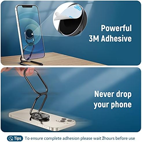 360° Rotating Phone Ring Holder with Magnetic Car Mount – Ultimate Finger Grip Stand for Smartphones and Tablets – Enhanced Stability with Durable Zinc Alloy – Versatile 2-in-1 Design for Desk and On-the-Go Use – Perfect for i Phone, i Pad, and More – Effortless Attachment and Removal – Ideal for Travel, Gaming, and Everyday Safety – High-Quality 3 M Adhesive for Secure Fit – Responsive Customer Support for Hassle-Free Experience – Compatible with Various Car Models and Surfaces – Enjoy Unmatched Convenience and Style with this Premium Phone Accessory
