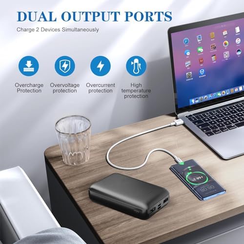 Ultimate 10,000 m Ah 5 V Battery Pack for Heated Vests & Jackets – Essential Electric Power Bank for All-Day Warmth and Adventure, Compatible with 5 V Heated Clothing – Quick Charge, Lightweight Design for Outdoor Enthusiasts and Winter Comfort