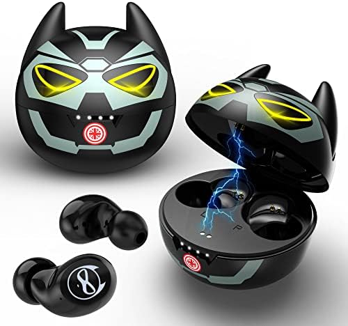 Charming Bluetooth Earbuds for Kids – Waterproof Noise-Cancelling In-Ear Headphones with Adorable Pig and Cat Designs – Comfortable Stereo Sound Perfect for Young Music Lovers and Learning – Durable, Easy-to-Clean Wireless Headset with Broad Device Compatibility – Engage Your Child’s Audio Experience with Fun and Functionality