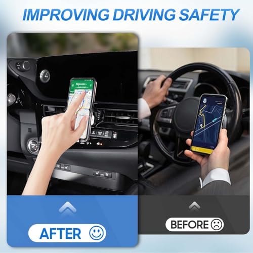 Phone Mount for 2022-2024 Lexus ES 250 350 300h, Phone Holder Mount for Dashboard Air Vent Fit for iPhone & All Smartphones (Style A) – Enhanced Compatibility and Speed