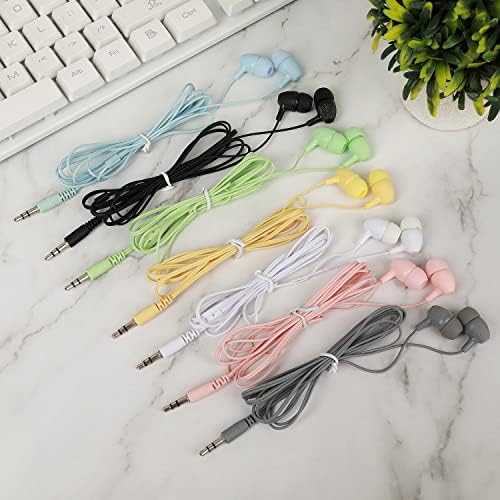 Bulk School Earbuds Headphones – 100 Pack HY400 Black – Premium Quality Audio for Classroom Learning – Comfortable & Durable Earphones for Kids, Teens, and Adults – Versatile Compatibility for Enhanced Educational Engagement