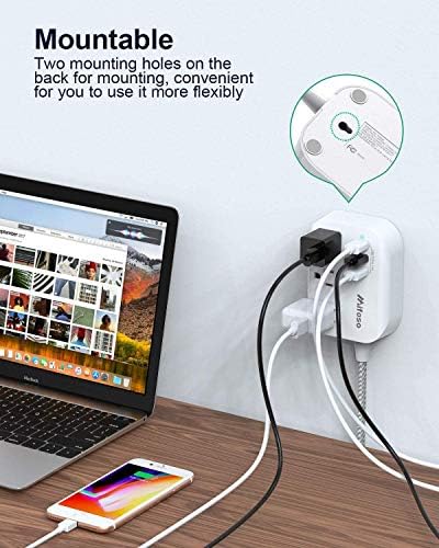 Maximize Your College Dorm Experience with a 15 Ft Power Strip Featuring USB Ports – Flat Extension Cord for Multi-Device Charging, Ideal Desk Accessory for Travel and Cruise Ships, Non-Surge Protector for Enhanced Compatibility and Speed