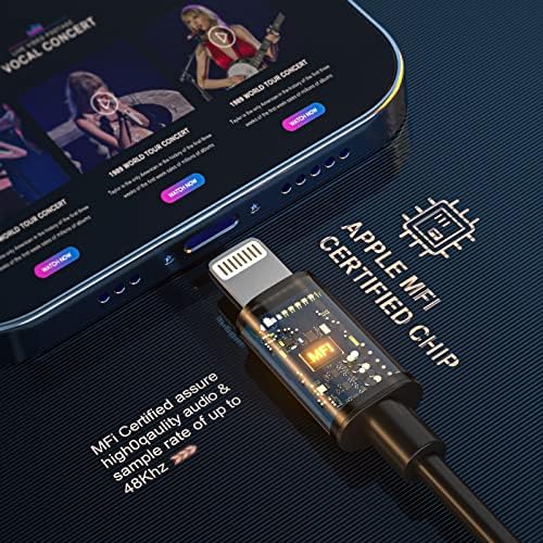 Premium Lightning Earbuds for i Phone 13, 14, 12 Pro Max | MFi Certified Wired Headphones with Noise Isolation & Enhanced Stereo Bass | In-Ear Design for Ultimate Comfort & Clarity – Ideal for Music, Calls & Podcasts