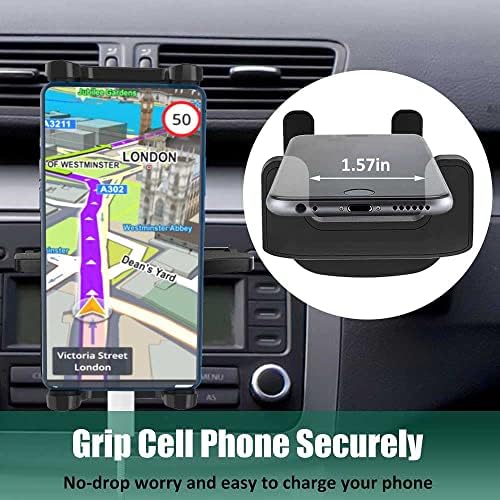 Universal 360° Rotating Car Tablet Holder with CD Slot Mount – Securely Fits 4-13″ Devices Including i Pad Pro and Galaxy Z Fold – Transform Your Vehicle into an Entertainment Hub with Effortless Installation and Enhanced Stability for Work and Leisure
