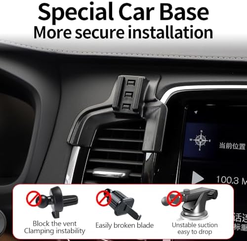Volvo XC90 Custom Car Phone Holder (2016-2025) – 360-Degree Rotating Dashboard Mount for Optimal Navigation and Hands-Free Calls – Durable, Stylish Cell Phone Cradle Accessory for Enhanced Driving Experience