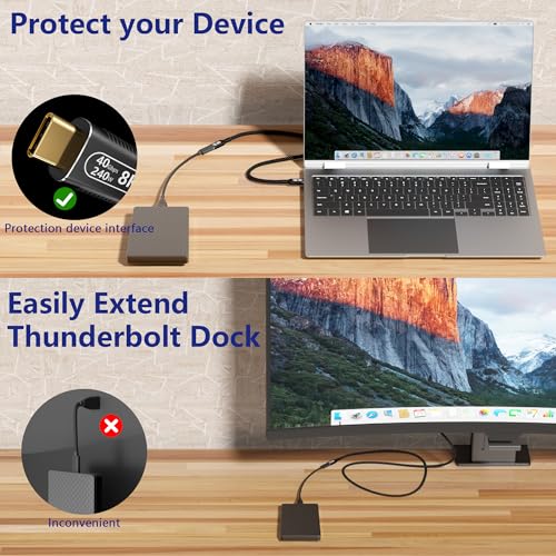Ultra-Fast 1 M USB-C Male to Female Extension Cable – 40 Gbps Data Transfer, 240 W PD, Thunderbolt 4/3 & USB4 Compatible, Ideal for 8 K Displays – Compact, Durable Design for Enhanced Connectivity with Mac Book, Dell & SSDs