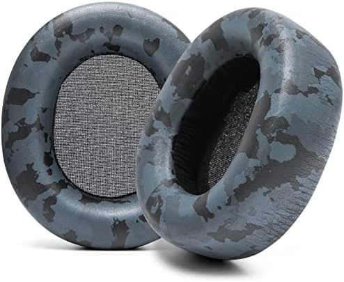 Upgrade Your Sound: WC Premium Replacement Earpads for Steelseries Arctis Nova Pro Wireless by Wicked Cushions | Enhanced Comfort with Thick, Soft Leather & Superior Durability | Red Camo Design for Distinctive Style & Optimal Sound Isolation