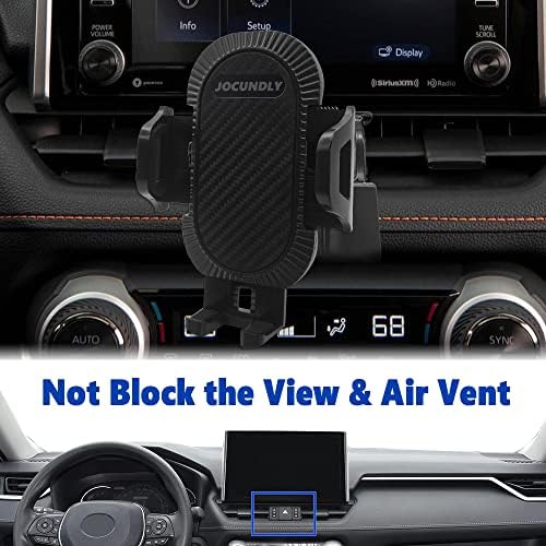 Revolutionize Your Driving Experience with the 2019-2023 Toyota RAV4 Car Phone Mount – Thick Case Friendly Mobile Holder for Secure Navigation, Hands-Free Calls & Customizable Viewing Angles – Enhanced Compatibility for All Smartphones, Effortless Installation & Durable Design