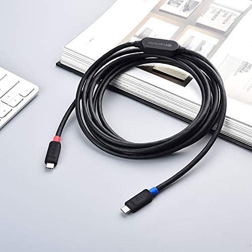 Experience Unmatched Connectivity with Cable Matters 10 ft Active USB C Cable – 10 Gbps Data Transfer, 4 K@60 Hz Video Support, and 60 W Charging for Apple Vision Pro and Meta Quest 3 – Ultimate VR Accessory for High-Performance Streaming and Gaming – Durable Unidirectional Design for Enhanced Stability and Speed