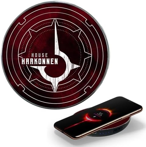 Star Trek Illuminating Wireless Charger & Backup Battery Pack – Sci-Fi Inspired Portable Phone Charger with Light-Up Transporter Pad Logo for Enhanced Compatibility and Fast Charging – Ultimate Gift for Star Trek Fans and Tech Enthusiasts