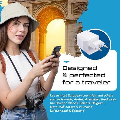 Compact Dual USB Travel Adapter for Effortless Charging in Australia, New Zealand, and China – Essential Type I Plug for Phones, Tablets, and Cameras – Quick Charge Capability with Universal Compatibility for Hassle-Free Global Adventures