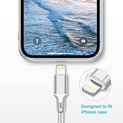 Premium 5-Pack i Phone Charger Set: MFi Certified Nylon Braided Fast Charging Cables (3 FT, 6 FT, 10 FT) for i Phone 14/13/12/11/X/Max/8/7/6/5/SE/i Pad – Unmatched Durability & Versatile Lengths for Every Lifestyle