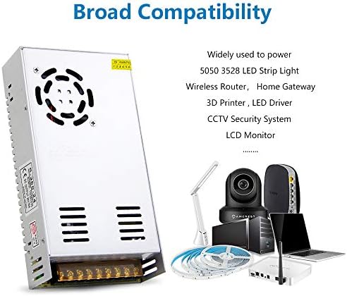 120 W 24 V AC to DC Power Supply Adapter – High-Performance Switching Transformer for LED Lighting, 3 D Printers, and CCTV Systems with Enhanced Efficiency and Safety Features