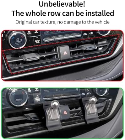 Transform Your Toyota Highlander Driving Experience with the Premium Wireless Charging Phone Holder (2020-2025) – 360° Rotating Mount for Effortless Navigation and Qi Charging, Stylish Auto Interior Upgrade, Perfectly Compatible with Mag Safe Technology