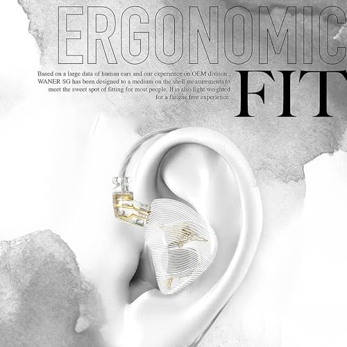 FAAEAL TANGZU Wan’er S.G Hi-Fi Earbuds – Premium Audiophile In-Ear Monitors Featuring 10 mm Dynamic Drivers for Enhanced Audio Clarity, Ergonomic Comfort Fit, Detachable 2-Pin Cable for Customization, Stylish Mixed Color Design, and Integrated Microphone for Effortless Hands-Free Calls and Versatile Listening Experiences