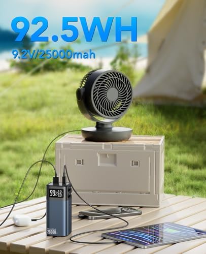 High-Capacity 25000 m Ah Portable Power Bank with Fast 20 W Charging – Built-In Cable for Mac Book, i Phone 15/14/13, Samsung – Ultimate Travel Companion for On-the-Go Charging Solutions