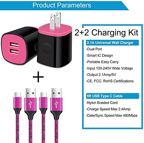 Ultra-Fast Type C Charger Cable for Samsung Galaxy S Series – High-Speed USB-C Charging Solution with Compact Wall Adapter for Unmatched Compatibility and Durability – Ideal for Busy Lifestyles and Travel Needs