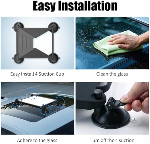 Ultimate Starlink Mini Mount: Universal Silicone Suction Cup Holder for Reliable Satellite Connectivity on Car Windshields & Glass Roofs – Lightweight, Durable Design for Effortless Installation and Secure Grip on the Go