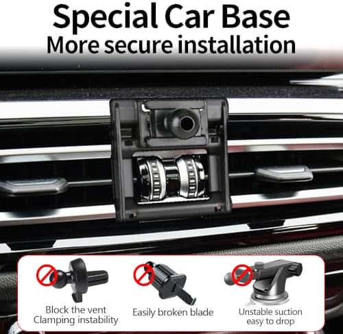 BMW 3 Series & 4 Series Car Phone Holder (2013-2018, 2014-2020) – Premium Automotive Phone Mount for F30 & F32 Models – Sleek, Durable Design for Safe Navigation and Hands-Free Use – Effortless Installation, Adjustable Viewing Angles, and Enhanced Compatibility for Modern Drivers
