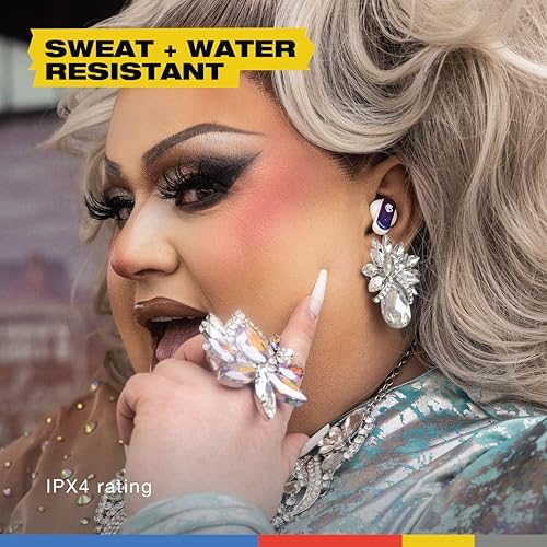 Skullcandy Dime Evo Wireless Earbuds – Premium Bluetooth Headphones with 36-Hour Battery, Noise Isolation for Superior Sound Quality, Hands-Free Microphone & Compact Clip Case – Ideal for i Phone & Android Users – Bone Color