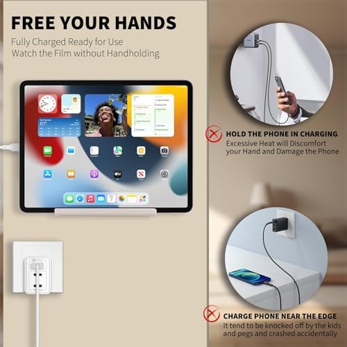 Clear Acrylic Wall-Mounted Tablet Holder – Sleek Charging Station for i Pads, Kindles, and Smartphones – Innovative Remote Control Organizer for Modern Homes and Offices – Maximize Space with Easy Access Design – Durable and Stylish Storage Solution for Clutter-Free Living