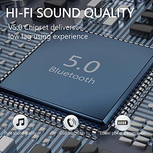Compact Bluetooth 5.0 Earbuds for Small Ears | Touch-Control Noise-Cancelling Headphones with Unique Cartoon Charging Case | Lightweight Design for Comfort | Immersive Stereo Sound Perfect for Music & Calls | Ideal for Active Lifestyles