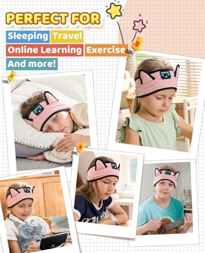 Ultimate Kids Bluetooth Headphones for Safe and Stylish Listening – Versatile Wired Playback Option with Volume Limiting Technology – Durable and Lightweight Design for Travel, School, and Home Use – Adjustable Headband for Customized Comfort – Compatible with Kindle, Tablets, and Cell Phones – Perfect for Boys and Girls