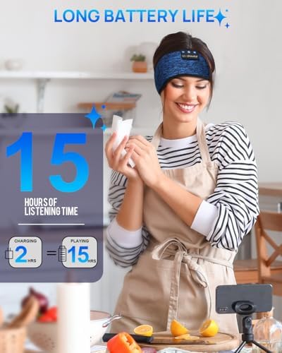 Discover the Ultimate Comfort with LC-dolida’s Bluetooth Sleep Headband – The Perfect Fusion of Relaxation and Functionality for Insomnia Relief and Active Lifestyles – USB-C Rechargeable, Soft Fabric, Ideal for Meditation, Yoga, Travel, and Workouts – Experience Seamless Connectivity with Bluetooth 5.4 and Enjoy High-Quality Sound while Blocking Out Distractions – Lightweight and Breathable Design for All-Night Wear – Elevate Your Sleep and Focus on Wellness with Our Dual-Function Sleep Mask and Headphones – A Thoughtful Gift for Yourself or Loved Ones Seeking Serenity and Comfort in Every Moment.