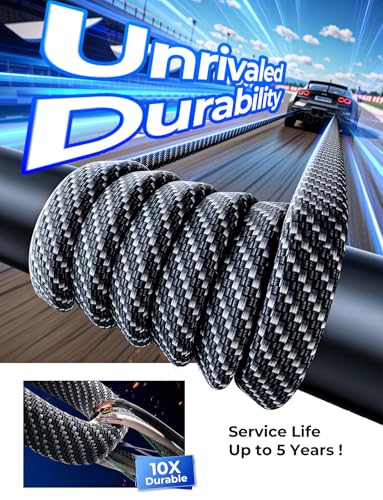SHEZI 4-in-1 Fast Charging USB C Cable – 60 W Power Delivery with Lightning, USB C, and USB A Ports – 5 FT Durable Flat Nylon Braided Cord – Stylish Pink Design for i Phone, i Pad, and More – High-Speed 480 Mbps Data Transfer Solution for All Your Devices