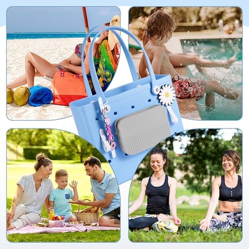 Yofidra Premium Universal Silicone Phone Holder for Bogg Bags – Effortless Mobile Accessory for Beach Adventures – Lightweight, Durable Design for Most Smartphones – Quick Installation for Hassle-Free Travel