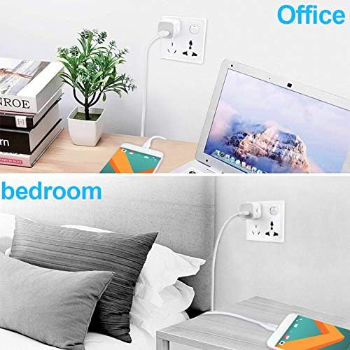 Compact Travel Wall Charger Cube – 3 Pack Single Port USB Power Adapter for Fast Charging – Compatible with Samsung Galaxy S24/S23, Note 20/10, Moto G7/G6, LG Stylo 6/5/4 – Efficient and Reliable Power Solution for On-the-Go Charging