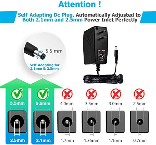 Chanzon 12 V 2 A High-Efficiency AC/DC Power Adapter – Reliable Universal Wall Charger for Optimal Device Performance – 100-240 V Input, 2000 m A Output, Ideal for LED Strips, Routers, and More – Compact & Durable Power Supply Solution for Home and Travel Use