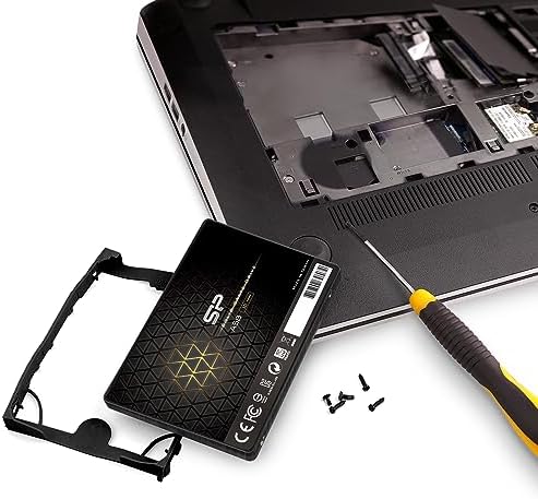 Transform Your Device with Silicon Power 1 TB SATA III SSD – High-Speed 3 D NAND Storage, SLC Cache Performance Boost, Compact 2.5″ Design for Seamless Upgrades and Enhanced Productivity