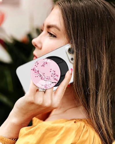 Adorable Cartoon Mag Safe-Compatible Phone Grip Stand – Lightweight Kickstand Ring Holder for Enhanced Usability – Perfect Accessory for i Phone 16/15/14/13/12 with Playful Design for Women and Girls – Durable, Easy-to-Install Magnetic Phone Accessory