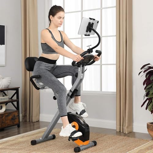 Revolutionize Your Workout: Adjustable Gooseneck Tablet Holder for Treadmill, Peloton, and Spin Bikes – Universal Mount for 4.7″ to 12.9″ Devices – Enjoy Seamless Access to Entertainment and Fitness Content with Secure Super Crab Clamp Design – Elevate Your Indoor Cycling Experience
