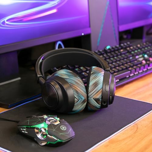 Experience Ultimate Comfort with WC Freeze Nova Pro Wireless Cooling Gel Earpads for Arctis Nova Pro – Exclusive 90’s Black Design, Enhanced Durability & Sound Isolation, Tailored Fit for Gamers Seeking Maximum Performance and Prolonged Play Sessions