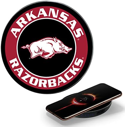 LSU Illuminated Logo Wireless Charger & Portable Power Bank – Dual Charging Pad for Wired and Wireless Devices, Fast Charging Technology, Ideal NCAA Gifts for Graduates and Fans, Ultimate Charging Solution with Enhanced Compatibility